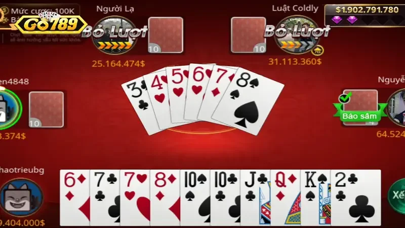 Cơ cấu tính tiền trong game sâm Go789