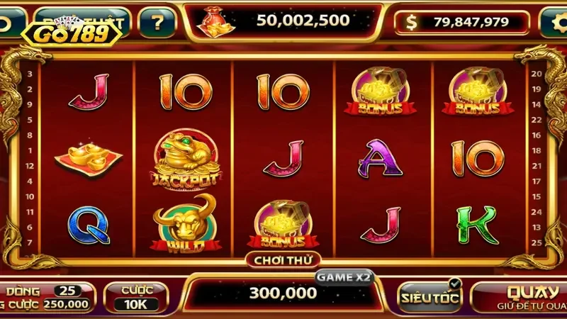 Hướng dẫn cơ bản khi chơi nổ hũ thần quay Go789 