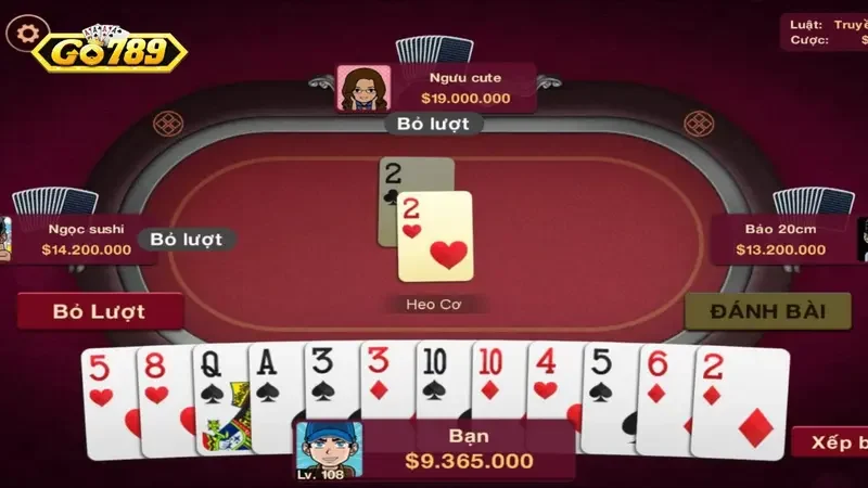 Luật tham gia chơi game bài Tấn Go789 hiệu quả