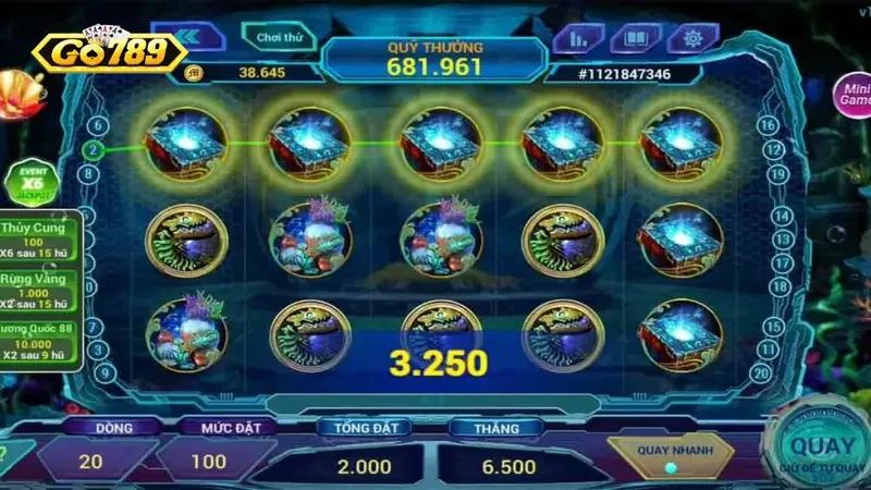 Lưu ý quan trọng khi chơi quay hũ Thủy Cung Go789