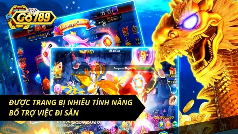 Bắn Cá Long Vương Siêu Phẩm Với Chủ Đề Thần Thoại 3 Việc đi săn cá trở nên tiện lợi nhờ ứng dụng công nghệ