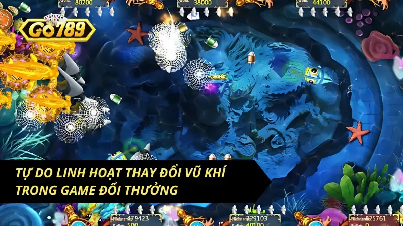 Vũ khí đa dạng nhiều loại hình